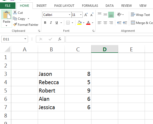 How to make a graph in excel
