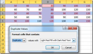 DuplicateValuesExcel