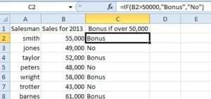 Excel IF