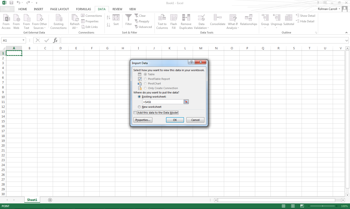 exporting data from a pdf to excel