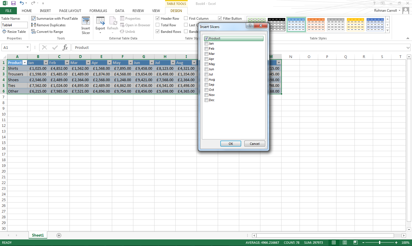 How to Use Slicers in Excel Bespoke Excel