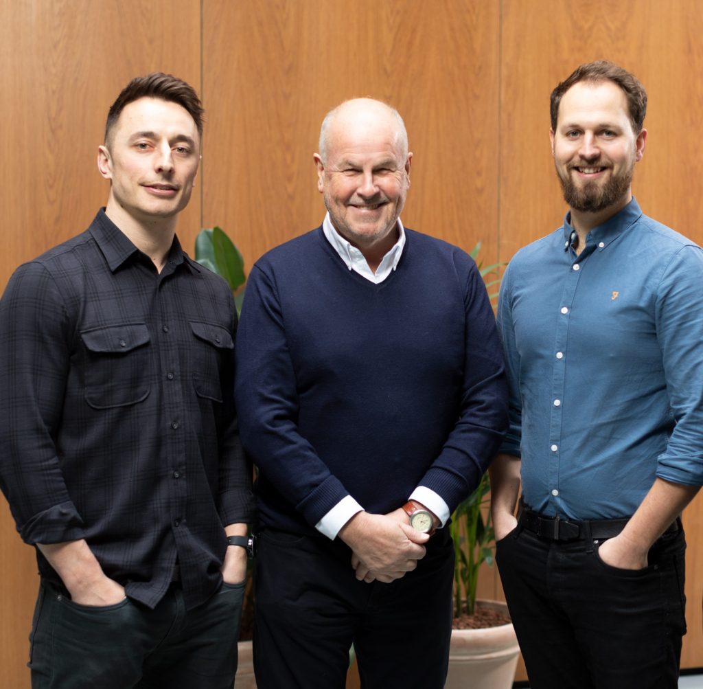 Pictured below from left to right: Jordan Brookes - Commercial Director, Brian Rees and Sam Bright, Managing Director. 